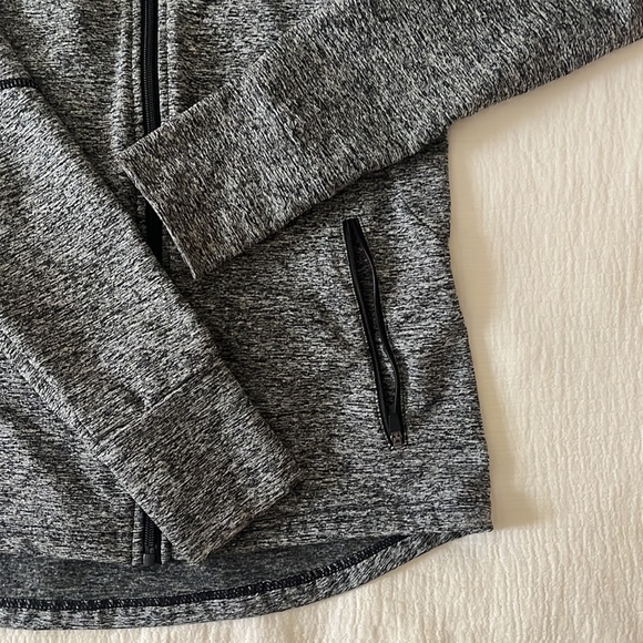 Beast Mode charcoal grey women’s full zip training jacket sz medium - Picture 3 of 5